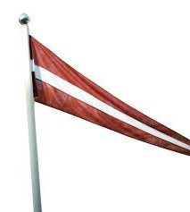 Latvijas karogs vimpelis POLIESTERA